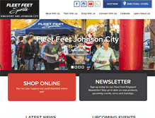Tablet Screenshot of fleetfeetkingsport.com